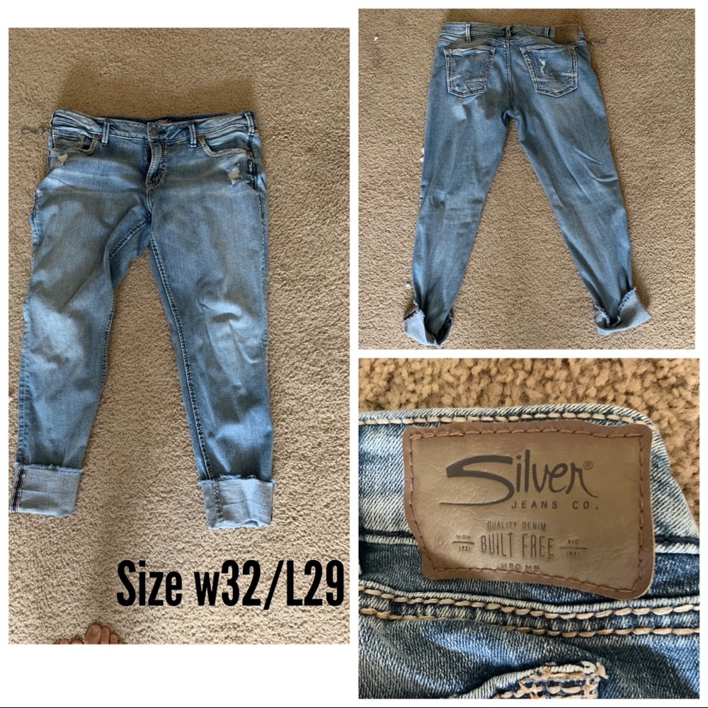 Silver jeans